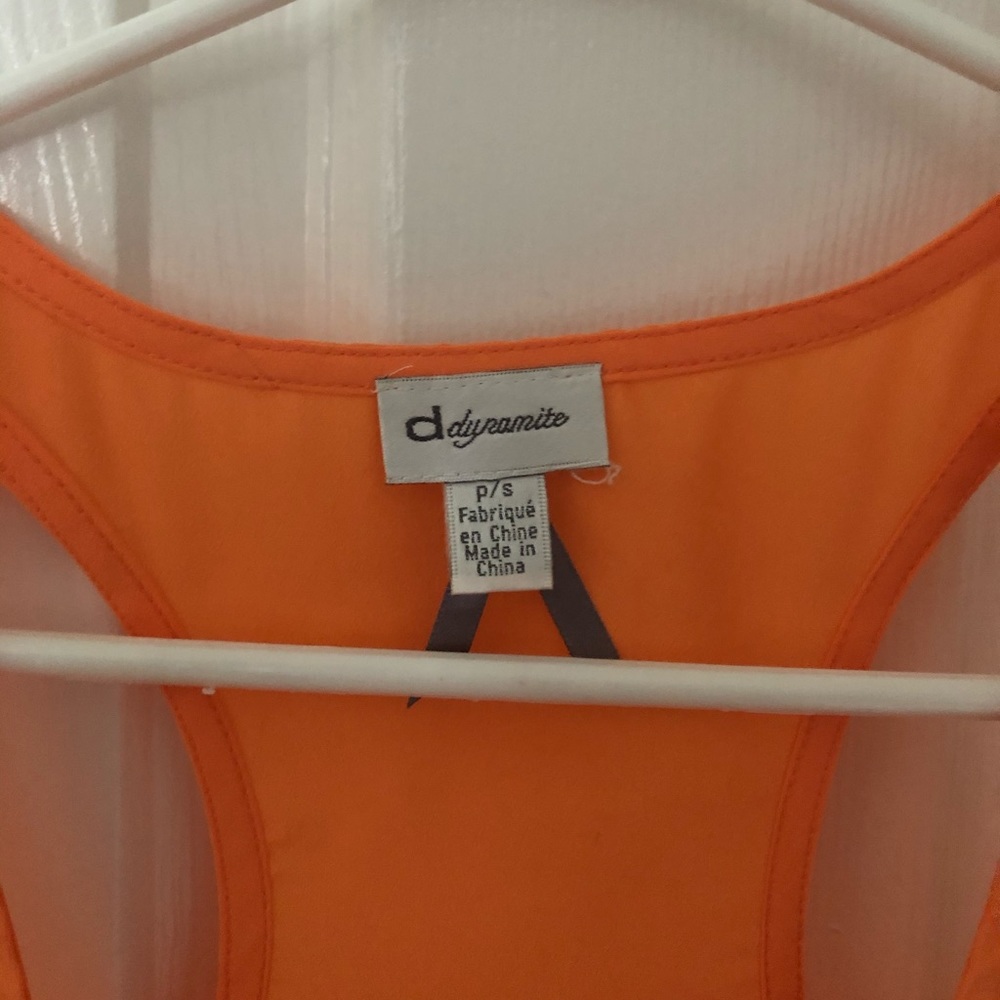 2/$15๐ Dynamite Tri-Colour Racerback Tank Top - Picture 2 of 2